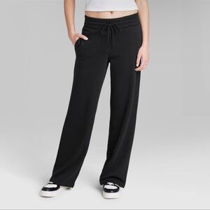 NWT black flare sweats